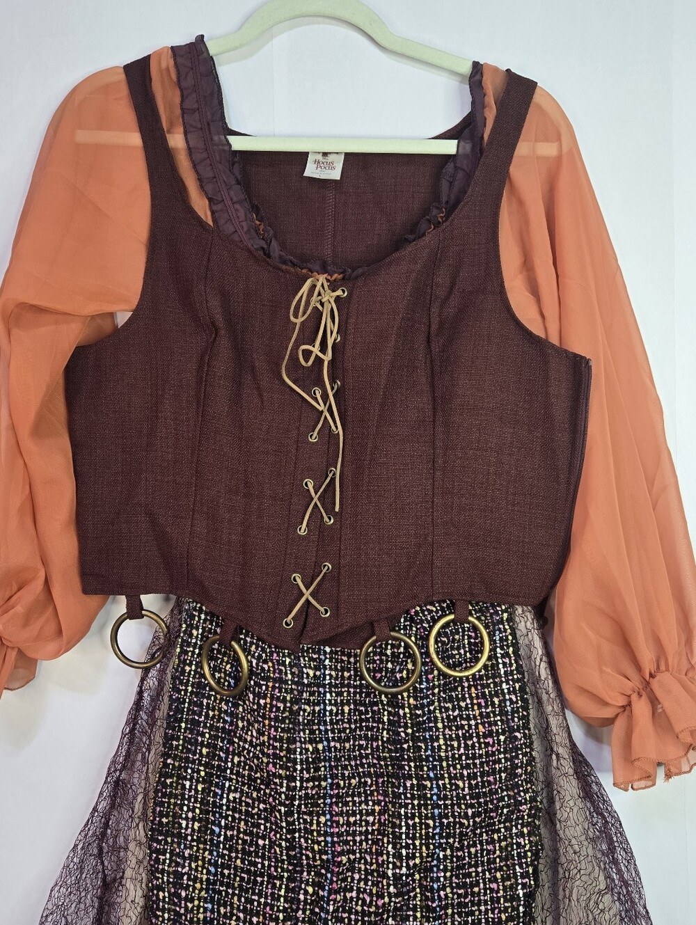HOCUS POCUS Adult Size M (8-10) 3-pc Halloween costume, Mary Sanderson NWT - Picture 3 of 7